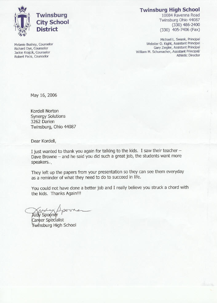 reference letter for kordell norton for keynote speech to reference letter for a student